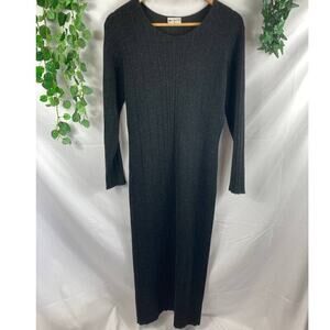 Fabiani ribbed wool blend maxi dress